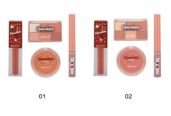 MUICIN - 4 In 1 Wicked Dark Chocolate Makeup Kit - Image 3