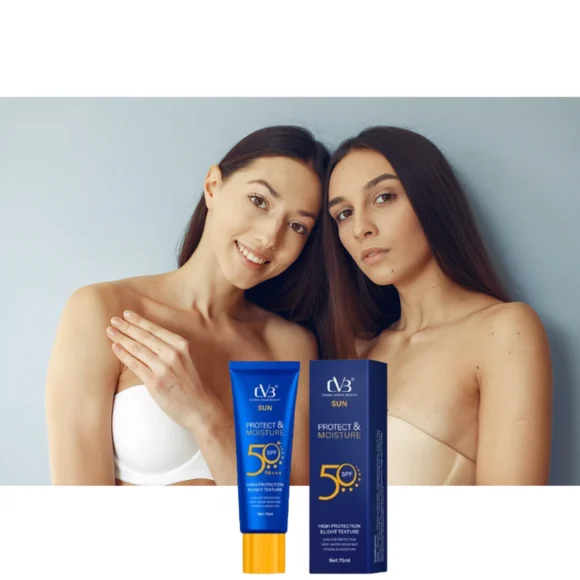 CVB Sun Protect & Moisture 50SPF PA+++ High Protection & Light Texture Net 75ml - Image 2