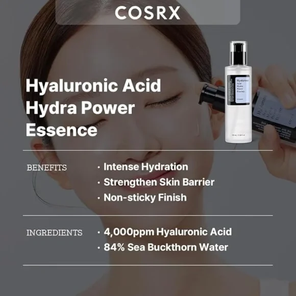 COSRX Hyaluronic Acid Toner, 3.38 fl.oz / 100ml, For Dry Skin, Lightweight Daily Essence, - Image 2
