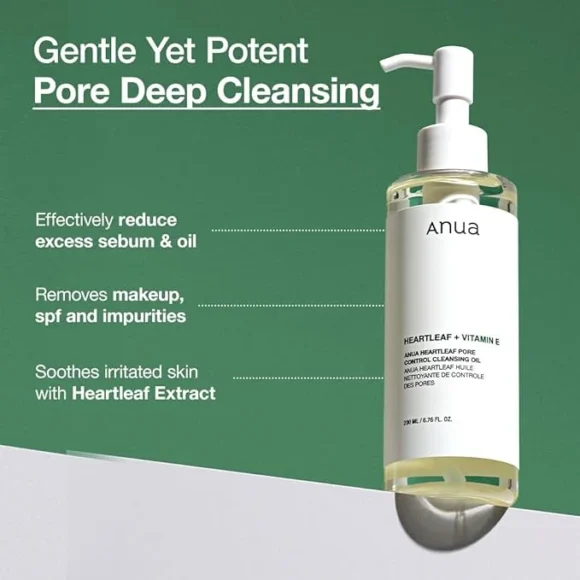 Anua - Heartleaf Pore Control Cleansing Oil 200ml - Image 4