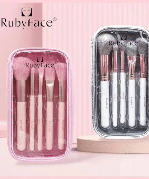 Makeup Brush Set with Cosmetic Bag
