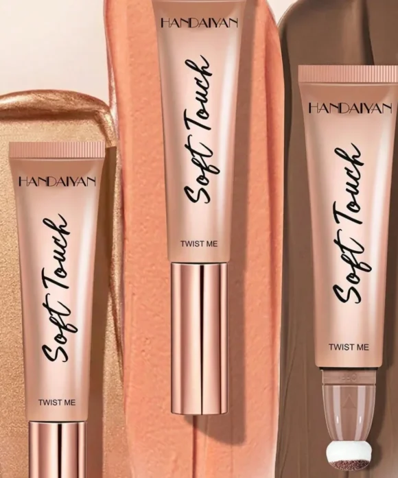 Handaiyan Soft Touch Puff Tube Blush & Highlighter Stick