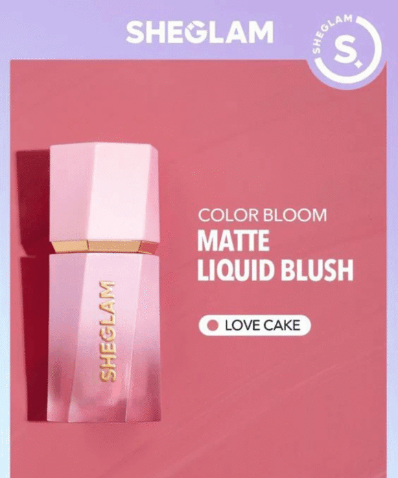 Shein Sheglam Color Bloom Dayglow Liquid Blush Love Cake Color