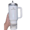 Stanley Adventure Quencher H2.0 Flowstate Tumbler 40oz – Pearl White Shimmer Limited Edition