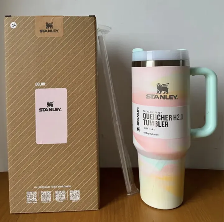 Warm Serene Brushstroke ~ STANLEY CLEAN SLATE TUMBLER 40 0Z - Image 8