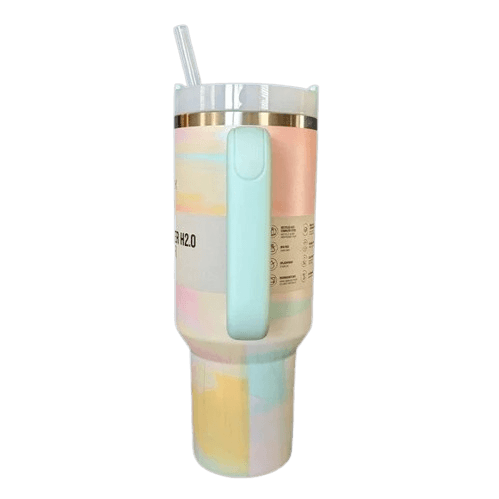 Warm Serene Brushstroke ~ STANLEY CLEAN SLATE TUMBLER 40 0Z - Image 5
