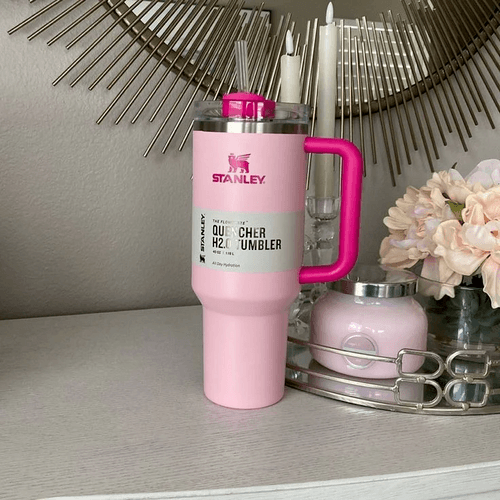 Stanley 1.20 L | Flamingo Pink The Quencher H2.0 FlowState™ Tumbler | 40 OZ - Image 4
